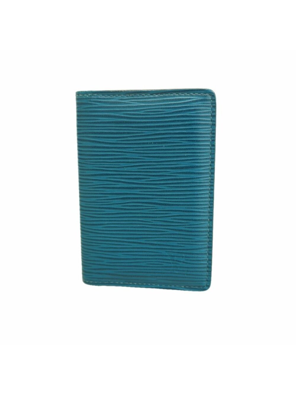 Louis Vuitton Card Case Epi Pocket Organizer Blue Celeste